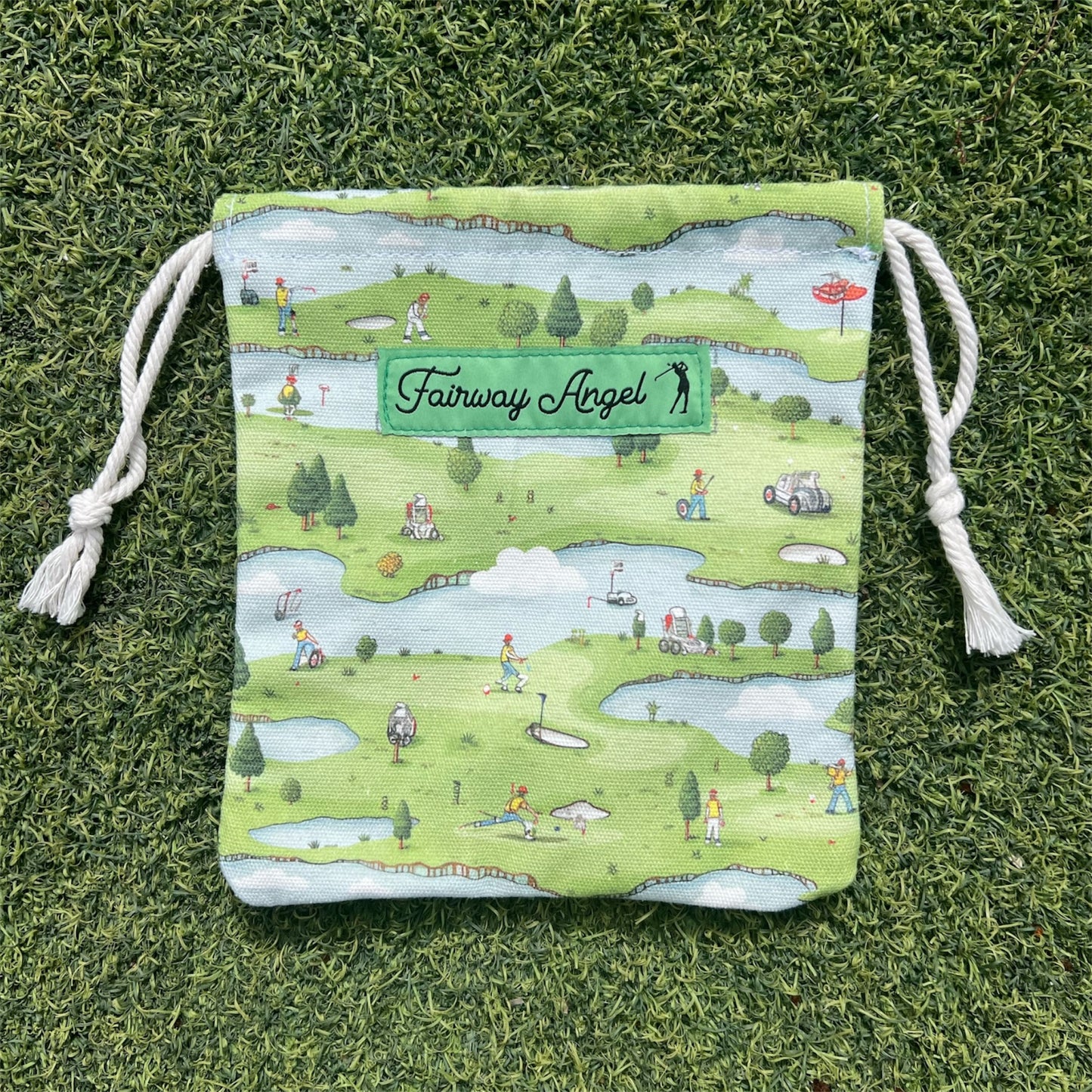 Fairway Angel Golf Draw String Bag